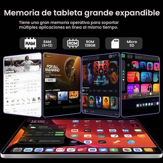 Tableta Android 10,1 pulgadas 128 GB y 12+6 GB RAM