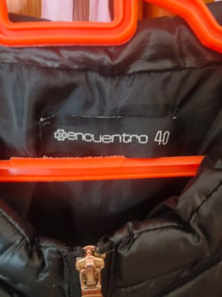 Anorak negro Encuentro señora Talla 40