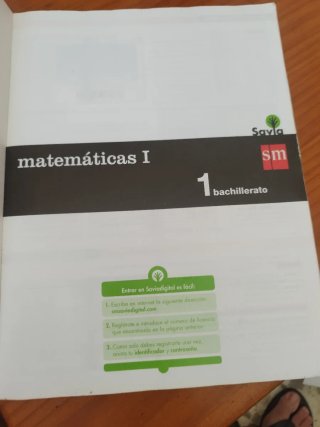Matemáticas I - 1ºBach orientado a Ciencias