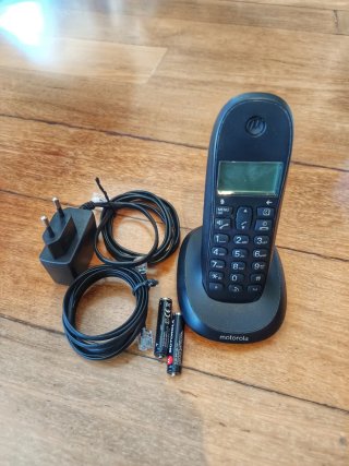Teléfono Inalámbrico Motorola Negro