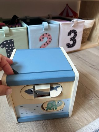 Cubo de Actividades Infantil de viaje Temática Mar