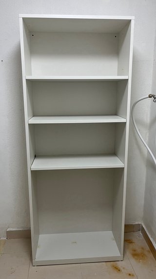Mueble estantería blanca