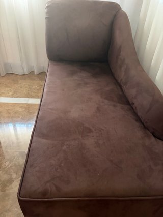 Diván de Terciopelo Marrón