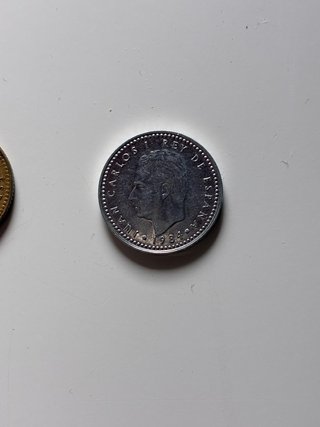 2 Monedas de 1 Peseta (Franco y Juan Carlos I)