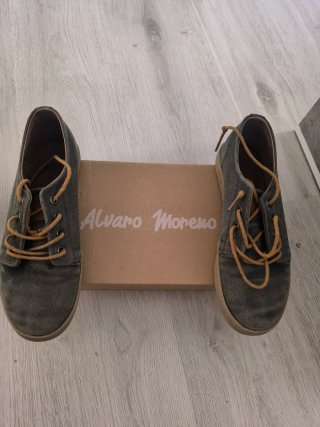 Zapatillas de vestir Álvaro Moreno verdes