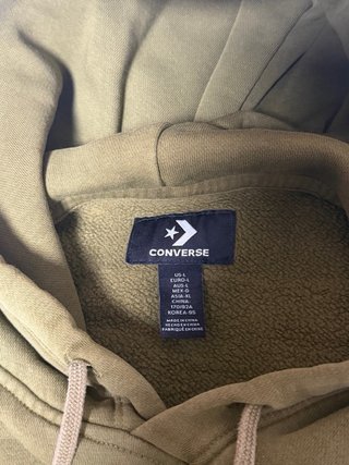 Sudadera Converse Verde Mujer