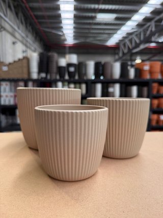 Maceta Cerámica Scheurich Beige Ø12cm