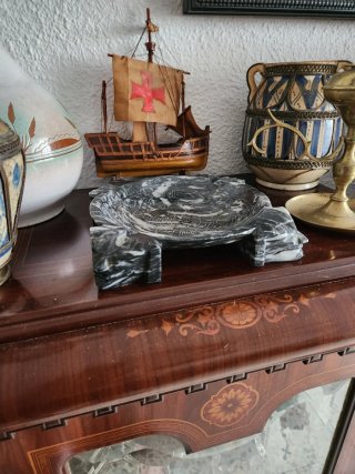 Cenicero de Piedra con Grabado