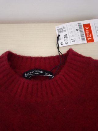 Jersey Stradivarius Granate Talla M