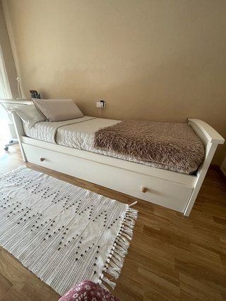 Cama Nido Blanca con 2 Colchones