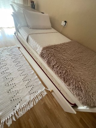 Cama Nido Blanca con 2 Colchones