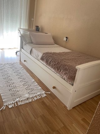 Cama Nido Blanca con 2 Colchones