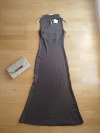 Vestido Marrón Chocolate Invitada