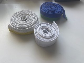 3 Cinturones de Karate 2,40m