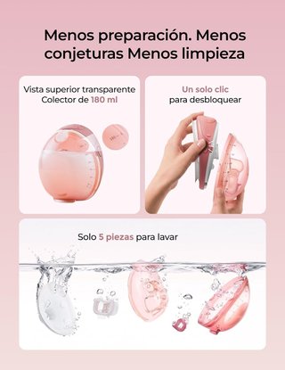 Sacaleches eléctrico Momcozy con calor y masaje