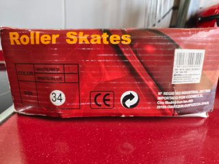 Patines California Talla 34 Blancos nuevos
