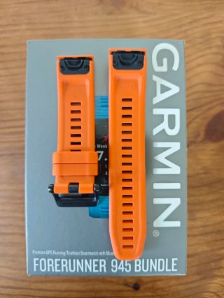 Correa Garmin QuickFit 22 mm Naranja hebilla negra