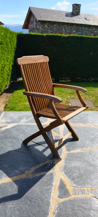 Silla de Jardín de Teca