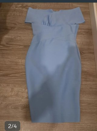 Vestido de Invitada Bandage Azul