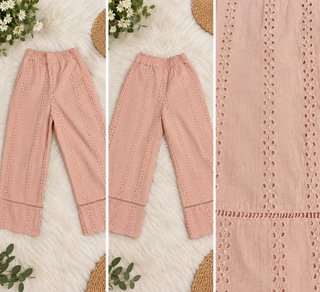 Pantalón verano niña rosa