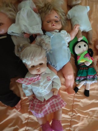 Lote de 6 Muñecas Antiguas