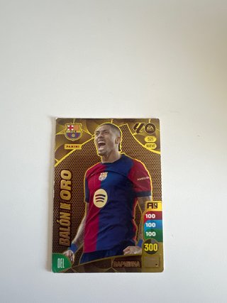 Cromo Panini Balón de Oro Raphinha