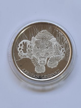 Onza de Plata African Leopard 2017