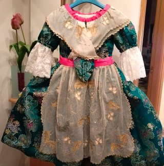 Traje/vestido Fallera Niña 2-3 años aprox.