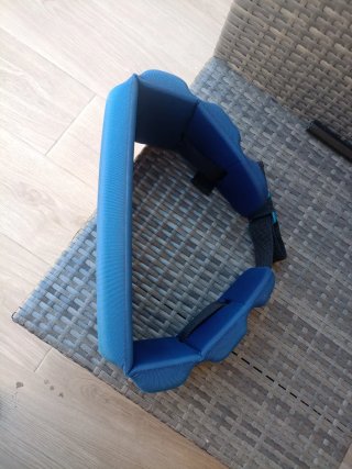 Cinturón Aquagym Azul con Hebilla