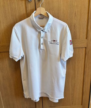 Polo Napapijri bianco taglia L