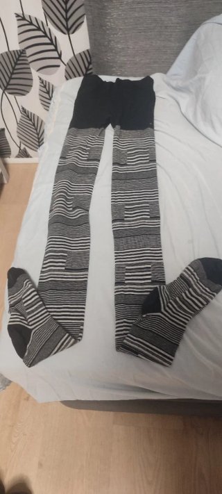 Leotardo rayas mujer talla única