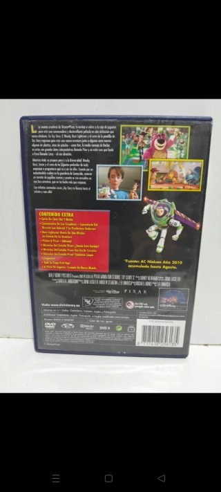 DVD Toy Story 3 Disney Pixar Español