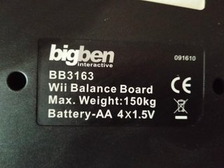 Wii Balance Board Negra (BigBen Interactive)