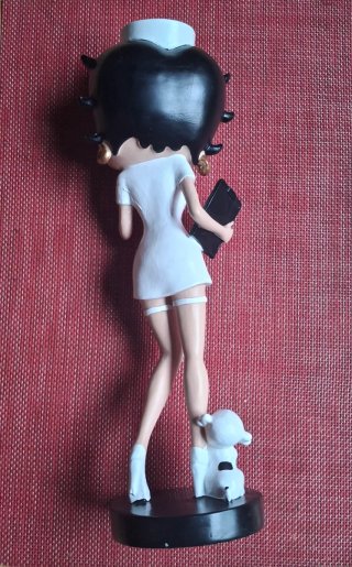 Figura resina maciza Betty Boop Enfermera