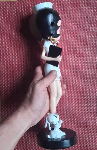 Figura resina maciza Betty Boop Enfermera