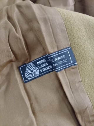 Abrigo Pura lana virgen