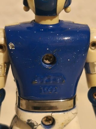 Figura Vintage Liveman Delfín Azul Bandai 1988