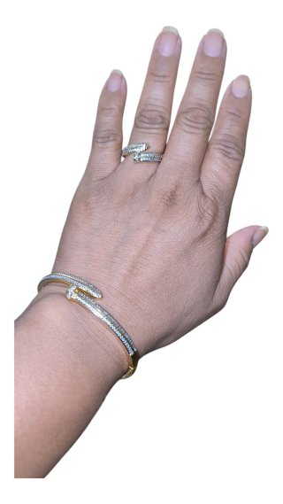 Conjunto Pulsera y Anillo Oro
