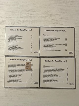 Cofanetto 4 CD Zauber der Panflöte