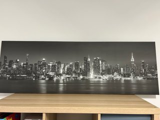 3 Cuadros Lienzo Nueva York 150x50