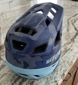 Casco Motocross Bat Fox Azul