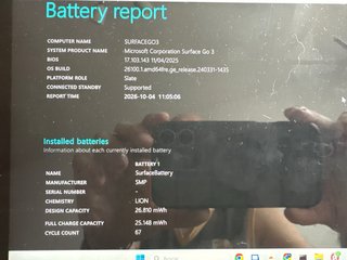 Microsoft Surface Go 3 Negro/Plata