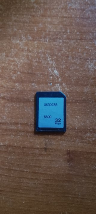Scheda di memoria vintage 32 Mbyte