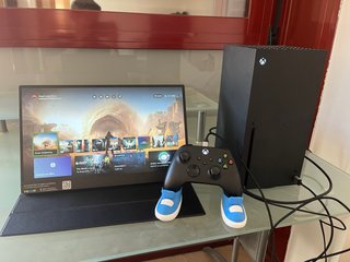 Xbox Series x SIN MANDO+Monitor Portátil