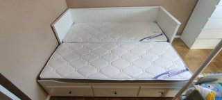 2 Colchones 80x200cm Diván Ikea Hemnes