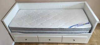 2 Colchones 80x200cm Diván Ikea Hemnes