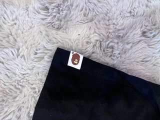 T-shirt BAPE Preta / Camuflada Blanca
