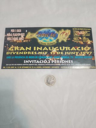 Lote de 6 Flyers Antiguos Discoteca El Cel