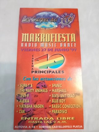 Lote de 6 Flyers Antiguos Discoteca El Cel