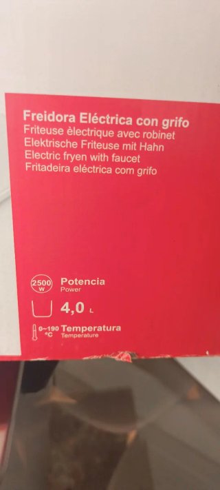 Freidora industrial acero inoxidable